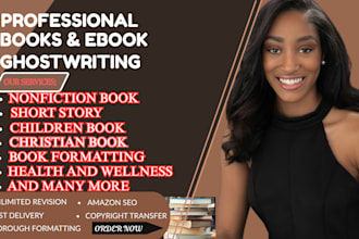 ghostwrite non fiction book ebook writer ghost book writer KDP ebook ghostwriter