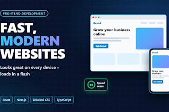 build a fast responsive website with react and nextjs