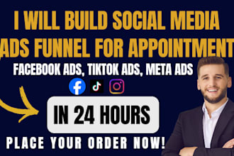 build a 24h social media ads funnel that books real appointments