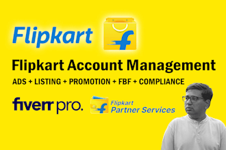 manage flipkart ads campaign, fbf, listing, promotions and compliance