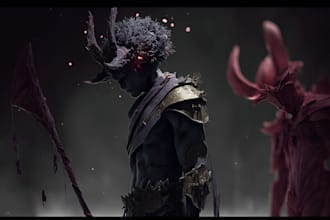 design a fantasy, dark fantasy character concept