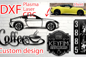 convert any image to dxf file for plasma and laser etsy