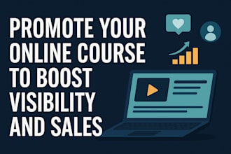 promote your online course to boost visibility and sales