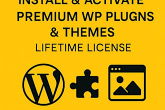 install any premium wordpress theme or plugin