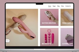 design adult toy shopify store adult pleasure products dropshipping website