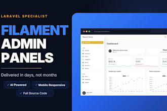 build admin panels and saas dashboards in laravel filament