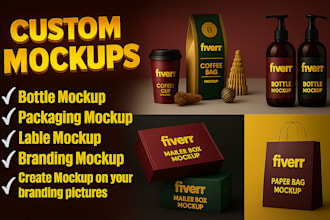 design professional product packaging, bottle label, and 3d mockups