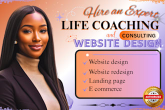 build life coach website career website consulting website therapy website
