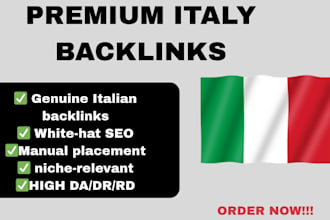 build quality italian backlinks for local italy seo