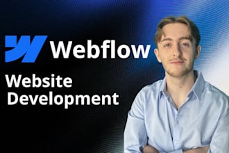 design a modern, responsive website in webflow
