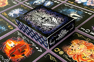 design custom playing cards for poker, tarot, party, or fantasy games