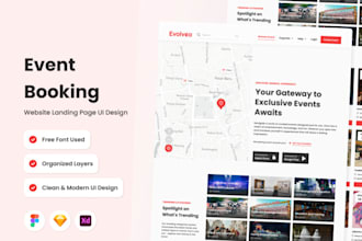 event ticket booking website, hotel booking website, concert website