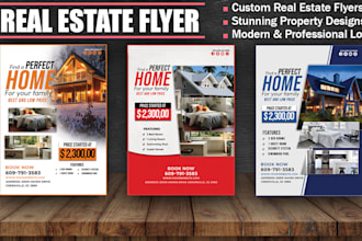 design real estate flyers, brochures , banner and ad design