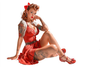 design pin up art for any purpose