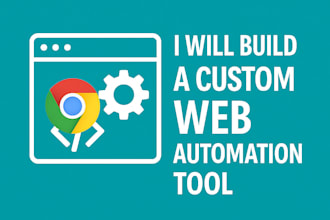 build a custom web automation tool