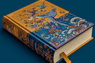 make a cover design and KDP print book cover design