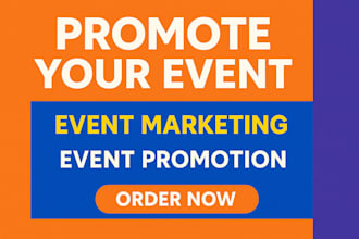 professionally promote your event to 1m targeted audience worldwide