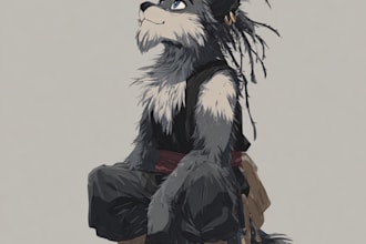 draw a custom furry or dnd character sheet