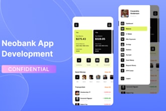 develop neobank, faang, QA, professional kyc solution wallet