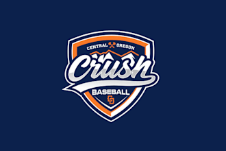 design central oregon crush baseball logo