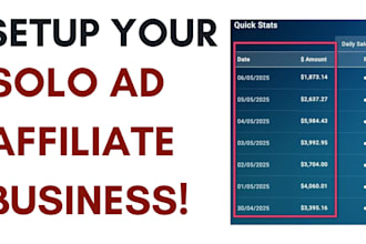 setup your solo ad affiliate marketing business