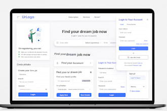build a job portal website using react