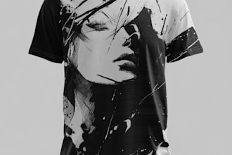 draw  streetwear t shirt design