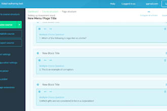 create or edit elearning course in adapt authoring tool