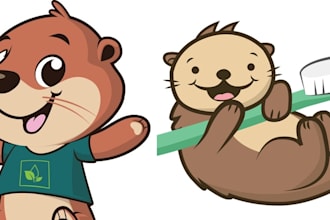 design a cute kawaii logo for vtuber and streamer