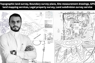 licensed land surveyor rv plan for park boundary survey topo map for city permit
