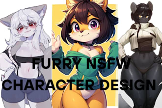 draw furry fursona art anthro furry character fan art furry nsfw reference sheet