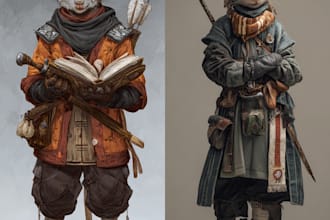 dnd character art and dnd character art