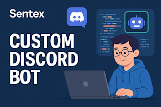 create a discord bot with custom features,slash commands and more