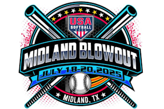 create unique softball logo with new concepts