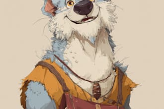 draw a furry art, fursona or anthro, swf or nsfw