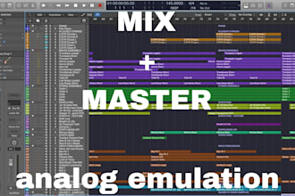 mix and master your song, analog emulation for a great price