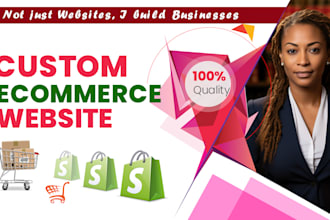 develop shopify store ecommerce website woocommerce custom online store