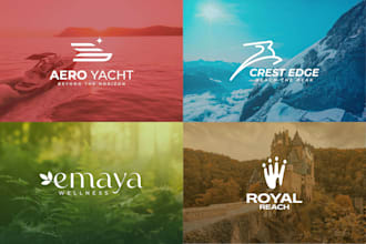 do modern minimalist business logo design and branding