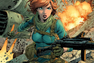 create comic book art