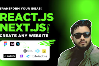 convert figma to a responsive website using react, nextjs, and tailwindcss