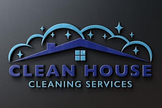 do a unique home cleaning, pressure washing and power washing logo