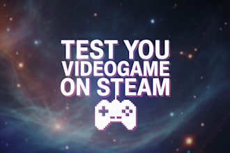 test and review your steam game