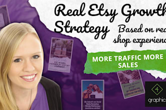 grow your etsy shop with pinterest marketing and SEO