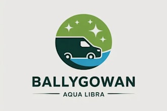 make memorable modern professional van logo design