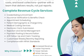 provide complete medical billing and rcm services for your practice