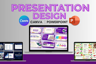 design presentation canva and powerpoint