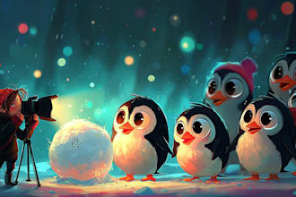 create gentle and expressive illustrations for your children book
