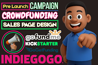 do kickstarter pre launch indiegogo sales page crowdfunding email campaign