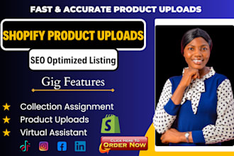 upload shopify products with SEO optimized descriptions