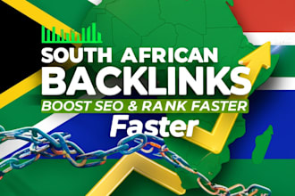 provide dofollow backlinks to 5 south african coza sites